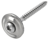 Art. LISEKO-Spenglerschrauben mit EPDM, Dichtscheibe 25 mm, A2 blank, Innensechsrund (TX) 