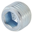 DIN 906 Verschlußschrauben mit Innensechskant, kegeliges Rohrgewinde R, (Gewinde nach DIN 3858)