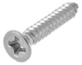 DIN 7982 Senk-Blechschrauben mit POZIDRIVE-Kreuzschlitz, C= mit Spitze