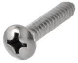 DIN 7983 Linsen-SENK-Blechschrauben , Phillips-Kreuzschlitz H, C= mit Spitze