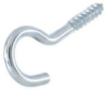 Kronleuchterhaken, eng, lang mit Holzgewinde